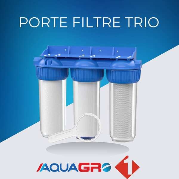 Kit Porte-Filtres Trio + Réservoir Sous Pression
